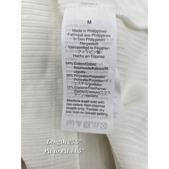 J. CREW Soft White Ruffle Strap Tank Top - Picture 5 of 5